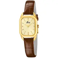 Lotus Analoog horloge 'Watch 2gether' goud