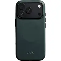 Bellroy Leather Phone iPhone 18 Pro Max Hoesje Donkergroen