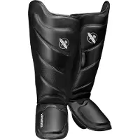 Hayabusa T3 Kickboks Scheenbeschermers Zwart Zwart - XL