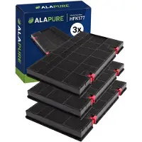 Alapure 3x Koolstoffilter voor Constructa 00460450 / 460450