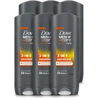Dove 6 x Men+Care 3-in-1 Douchegel - Sport - 250 ml - Voordeelverpakking - 6 stuks