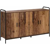 vidaXL Dressoir Oud hout 97 x 33 x 81 cm Bewerkt hout