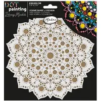 Aladine schilderen dot painting set mandala 20 cm creatief speelgoed.