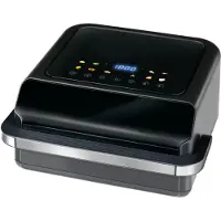 Alpina Airfryer voor Pizza's tot 30 cm - Heteluchtfriteuse met 9 Programma's - Digitaal Display en Instelbare Temperatuur 80-230°C - 6 Liter - Zwart