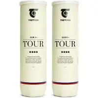 Tretorn - Serie + Tour - tennisballen - geel - 8 stuks