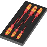 Wera 97111 Serie 100 VDE Set 2 Schroevendraaierset Werkplaats Plat, PH