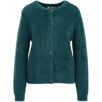 We fashion - Dames fluffy vest - Regular fit - Donkergroen - Maat: XXL