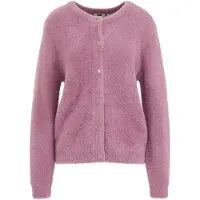 We fashion - Dames fluffy vest - Regular fit - Oudroze - Maat: S