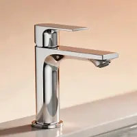 HOROW Wastafelkraan – Chroomafwerking – Bediening met één hendel – Instelbare temperatuur