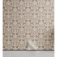 KOZMOS TEKSTİL VE GERİ DÖNÜŞÜM SANAYİ TİCARET LİMİTED ŞİRKETİ Vintage Peelable & Adhesive Behang voor thuis, Zelfklevende Woonkamer Keukenaccent, 33 cm x 250 cm, Warm Taupe en Wit