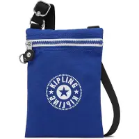 Kipling Schoudertas 'Afia Lite' blauw / wit