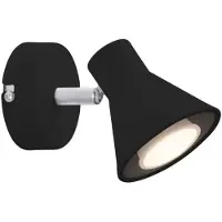 Nordlux Doos 3x Eik LED Wandlamp | 1x GU10 Max 35W | Dimbaar | Zwart