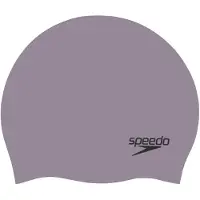 Speedo Plain Moulded Silicone Badmuts Senior