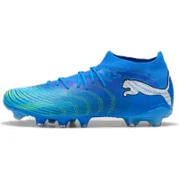 Puma FUTURE 9 MATCH FG/AG uniseks voetbalschoenen, Blauw/Wit, Maat 40