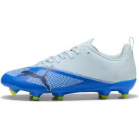 Puma Ultra 7 Play Gras / Kunstgras Voetbalschoenen (MG) Kids Lichtblauw Blauw Lime