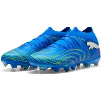 Puma Future 9 Pro Gras / Kunstgras Voetbalschoenen (MG) Blauw Luminous Blue Lime