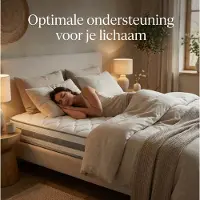 MODFU - Matras - Pocketveringmatras - 7-Zone - Stevig - 90x200 - 25 Cm - Oeko-Tex