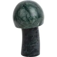 Present Time Decoratie Statue Mushroom Small Marble Dark Green
