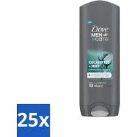 Dove 25 x Men+Care Douchegel - Eucalyptus & Mint - 250 ml - Voordeelverpakking - 25 stuks