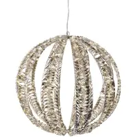 Kaemingk Bal met verlichting | kunststof | goud/warm wit | 50cm