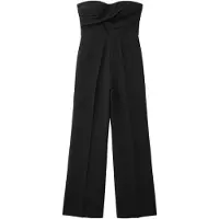 Mango Jumpsuit 'LOVE2' zwart