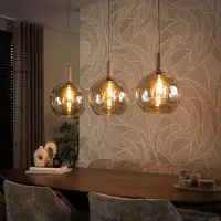 Hoyz Collection - Hanglamp Orla - Beige - 30x115x150 cm