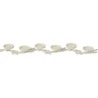 J-Line kandelaar hert - aluminium - gebroken wit