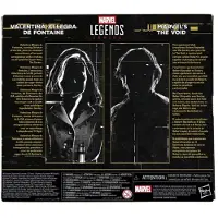 Hasbro Marvel Legends Series Valentina Allegra de Fontaine and Marvel's The Void 2-Pack, New Avengers Thunderbolts* Movie Collectible 15 cm (6-Inch) Action Figures