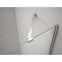 Polysan Esca Douchecabine hoek steunstang 90cm, chroom