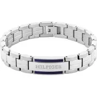 Tommy Hilfiger Armband 'PARKER' navy / zilver