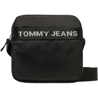 Tommy Hilfiger Heren Mesh Panel Crossbody Tas (Zwart)