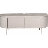 Starfurn Zwevend TV-meubel Excellent Mangohout Taupe 120cm