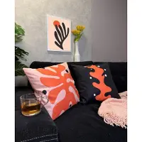 Gek op kussens! Sierkussen black coral | 45 x 45 cm | katoen/polyester