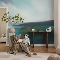 Coloray Vliesbehang - Grijs Snellijm Behang - 152x104 cm - Waterharmonie Fotobehang Vlies - Woonkamer behang Landschappen - Muurschildering - Hal behang