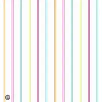 Dutch Wallcoverings Kinderbehang - Papierbehang - Strepen - Wit/Roze/Blauw
