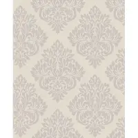 Dutch Wallcoverings Behang medaillon - donkergrijs/glitter