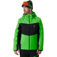 Spyder - Ski jassen - Copper Jacket Strobe Green voor Unisex van Gerecycled Polyester - Maat M - Groen