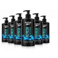 Reebok Refresh Sports Men Hair & Body Shower Gel – 750 ml – Heren – 6 stuks