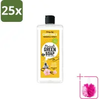 Marcel's Green Soap 25 x Marcel’s Green Soap – Conditioner – Vanilla & Cherry Blossom – 300 ml - Bulkverpakking - Haarverzorging - Douchemop - Natuurlijke conditioner