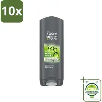 Dove 10 x Men+Care Douchegel - Extra Fresh - 250 ml - Grootverpakking - Vaatwasstrips - Douchegel Voor Mannen - Frisse Geur - Huidverzorging - Uitdroging Voorkomen - MICROMOISTURE Technologie