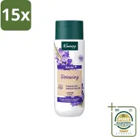 Kneipp 15 x - Douchegel - Relaxing - Ontspannende Geur - 200 ml - Wasstrips - Douchegel - Ontspannende Douchegel - Lavendel Douchegel - Natuurlijke Douchegel - Huidverzorging