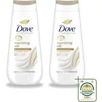 Dove 2 x Douchecrème - Nourishing Silk - 225 ml - Wasstrips - Douchecrème - Droge Huid - Hydraterend - Zijdezachte Huid - Micro Moisture