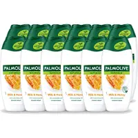 Palmolive 12 x Naturals - Douchecrème - Honing & Melk - Hydraterende Melk - 250 ml - Voordeelverpakking - 12 stuks