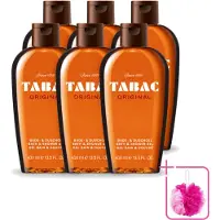 Tabac 6 x Original - Douchegel - Milde reiniging - 400 ml - Bulkverpakking - Douchegel - Douchemop - Bad en douchegel