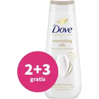 Dove 2+3 gratis: Verzorgende Douchegel Nourishing Silk 600 ml