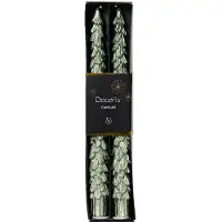 Décoris Dinerkaars paraffine d2h25 cm w.mnt 2st
