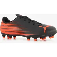Puma Attacanto II MG kinder voetbalschoenen zwart oranje maat 37