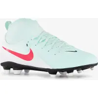 Nike Phantom Luna II Club Gras / Kunstgras Voetbalschoenen (MG) Kids Mintgroen Rood Zwart