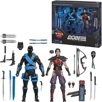 G.I. JOE Classified Series 223 - Ninja Force Snake Eyes en Kim Jinx Arashikage - Actiefiguren 15cm