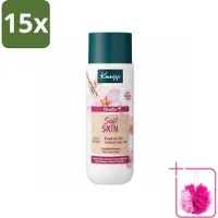 Kneipp 15 x - Douchegel - Soft Skin - Amandelbloesem - 200 ml - Bulkverpakking - Droge huid - Douchemop - Gevoelige huid